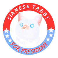 Siamese Tabby Cat T  Shirt Siamese Tabby Cat For President T Shirt Hoo Bomber Jacket | Artistshot