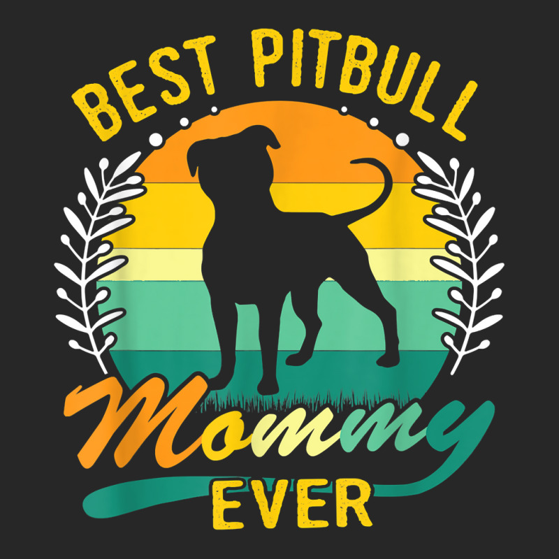 Retro Vintage Best Pitbull Mommy Ever T Shirt Women's Pajamas Set by suheilytrizarry | Artistshot