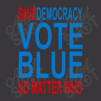 Save Democracy Vote Blue No Matter Who Ladies Curvy T-shirt | Artistshot