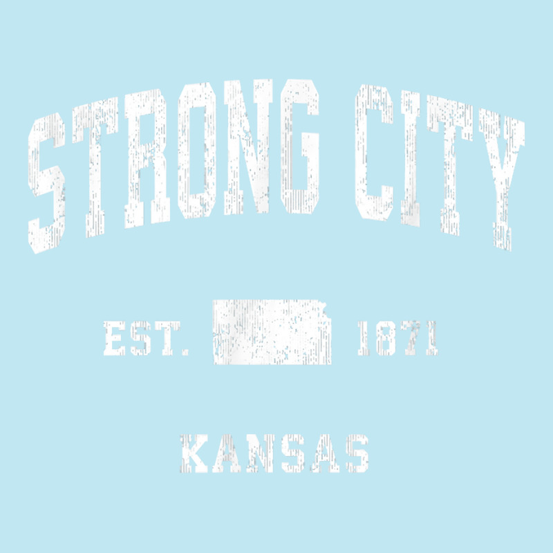 Strong City Kansas Ks Vintage Athletic Sports Design T Shirt Urban Heavy T-shirt | Artistshot