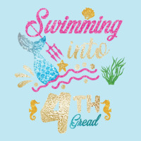 4th Grade Back To School Mermaid Swimming Girls Urban Heavy T-shirt | Artistshot