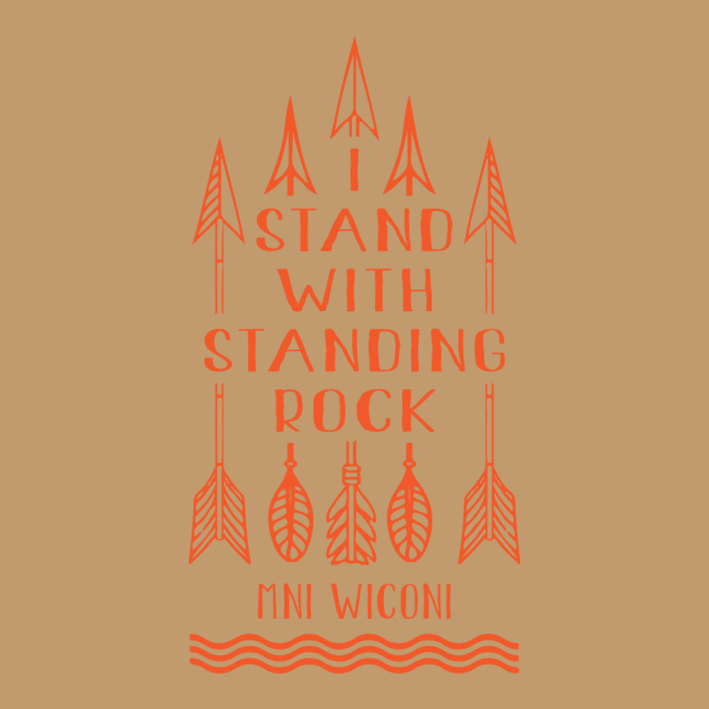 I Stand With Standing Rock, Say No To Dakota Pipeline T-shirt Urban Heavy T-shirt | Artistshot