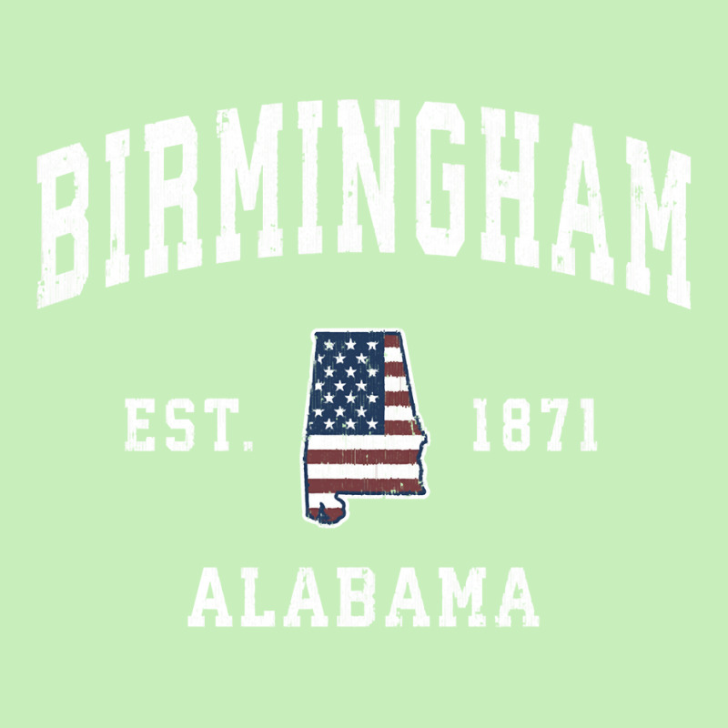 Birmingham Alabama Al Vintage American Flag Sports Design Pullover Hoo Urban Pullover Hoodie by jacolepachew | Artistshot