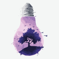 Bulb Of Light T  Shirt Bulb Of Light   Purple Nature T  Shirt Urban Pullover Hoodie | Artistshot