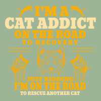 Cat T  Shirt Im A Cat Addict On The Road To Recovery T  Shirt Urban Pullover Hoodie | Artistshot