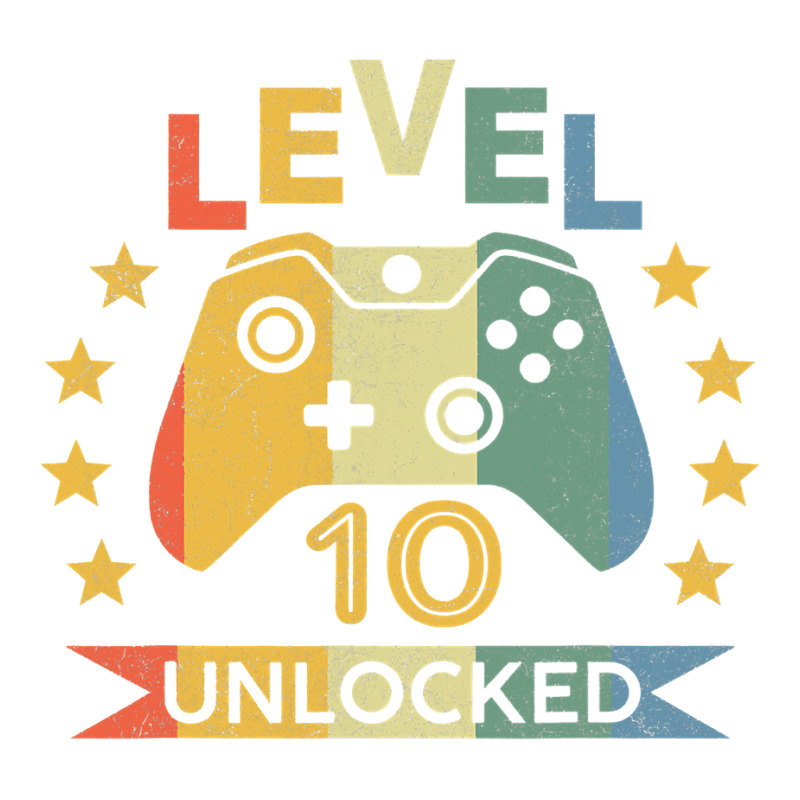 Level 10 Unlocked Shirt Video Game Birthday Gift Boys T Shirt Bomber Jacket | Artistshot