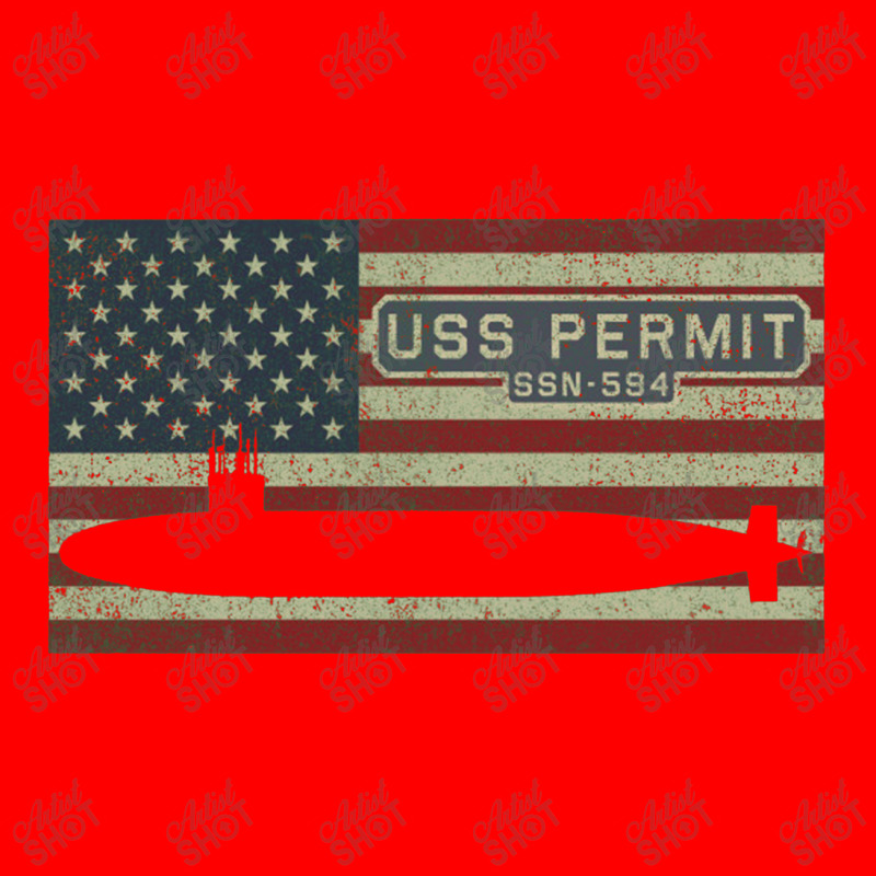 Uss Permit Ssn 594 Nuclear Submarine Vintage American Flag Gift Bomber Jacket | Artistshot