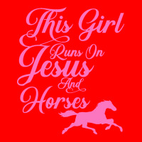 Jesus T  Shirt This Girl Runs On Jesus And Horses Print Christian Gift Bomber Jacket | Artistshot