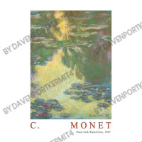 Claude Monet Waterlilies 1907 Bomber Jacket | Artistshot