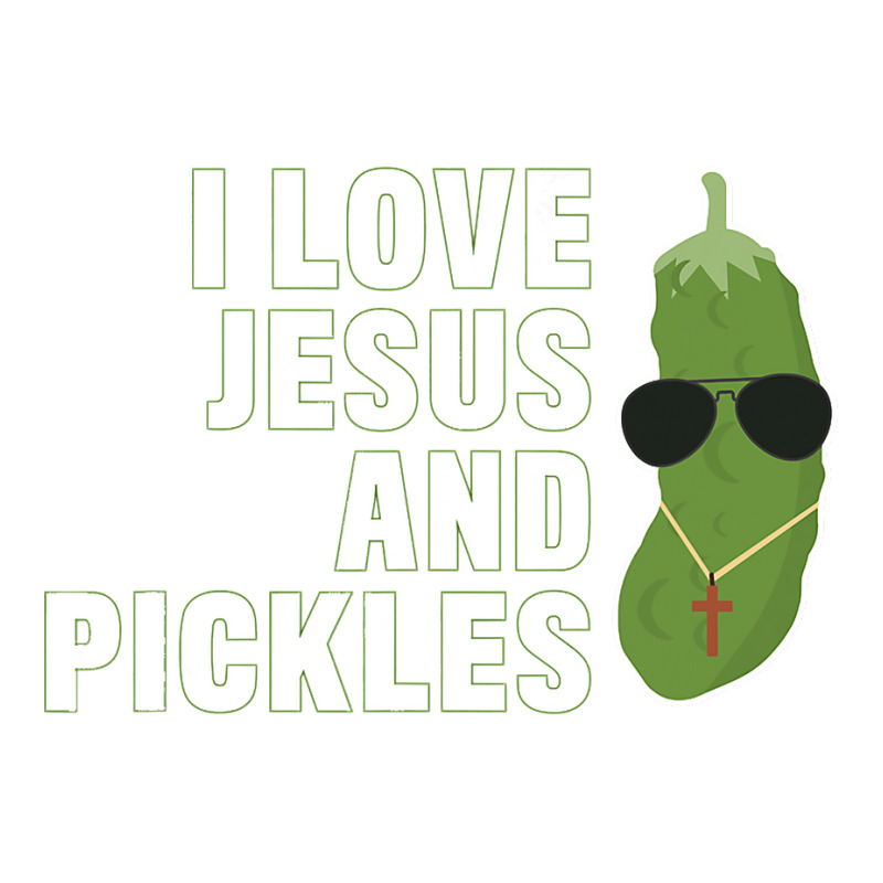 I Love Jesus And Pickles   Christian   Boys Girls Women Gift T Shirt Bomber Jacket by adam.troare | Artistshot