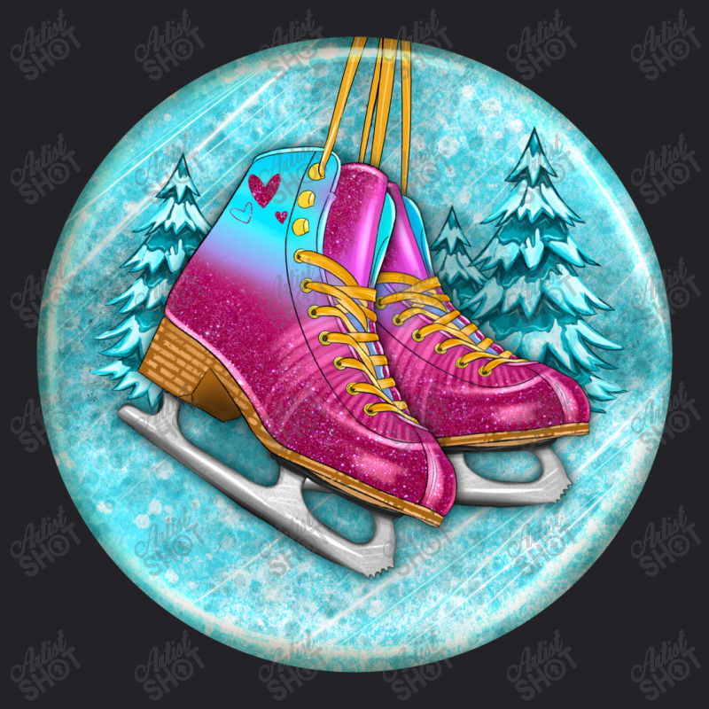 Ice Skate Christmas Youth Tee by Christmas Ornament Shop | Artistshot