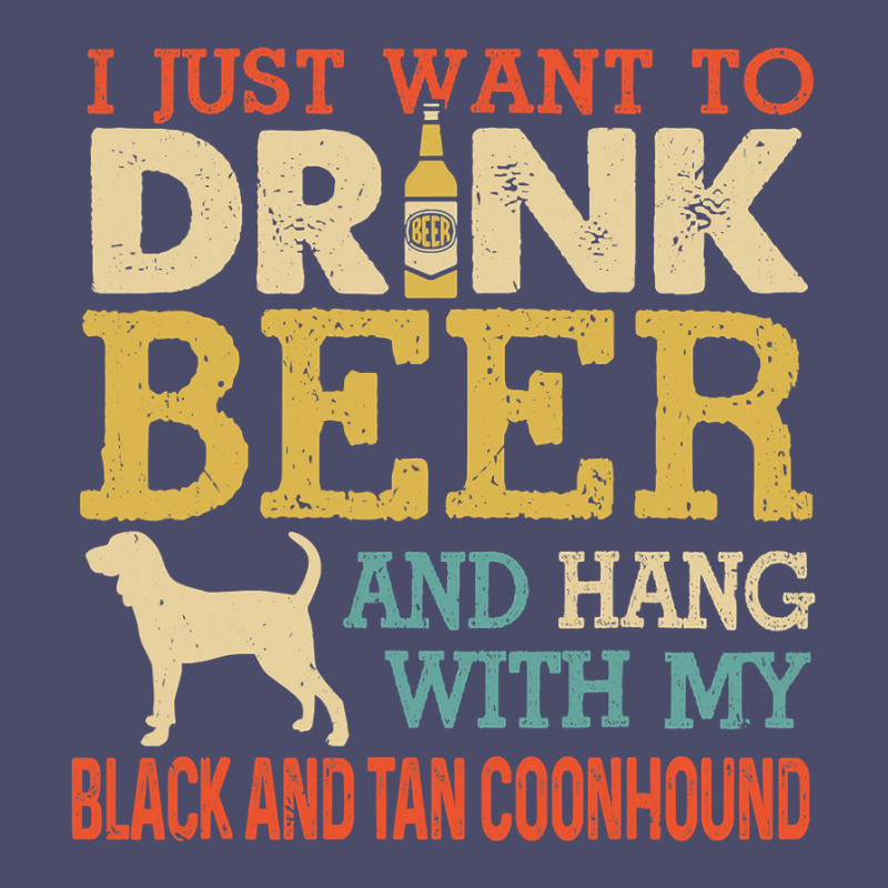 Black And Tan Coonhound Dad Drink Beer Hang With Dog Funny Adjustable Baseball Cap by Binhthai9809 | Artistshot