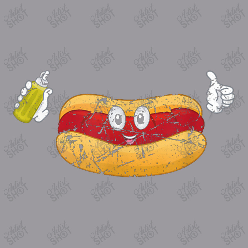 Hotdogs Mustard Sausage Lover Funny Hotdog Sandwich Grunge Adjustable Baseball Cap by daniellepaine | Artistshot