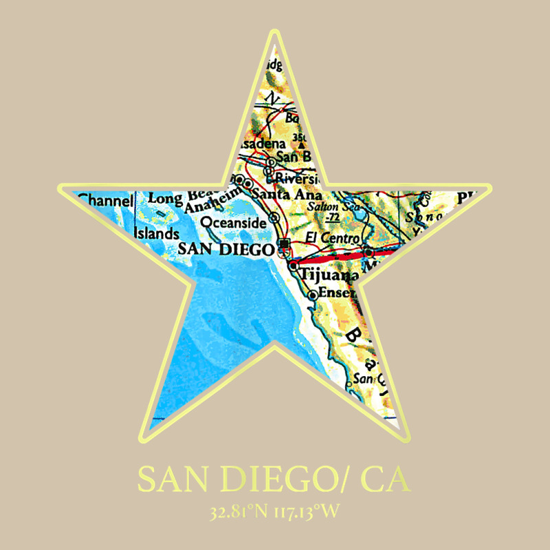 Retro Vintage Usa Map Of San Diego City In California T Shirt Adjustable Baseball Cap | Artistshot