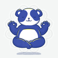 Sporty Panda Meditating In Yoga Pose Meditation Premium Urban Heavy T-shirt | Artistshot