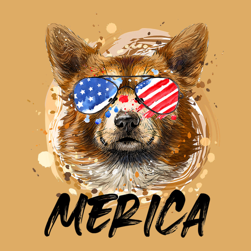 Corgi Dog 4th Of July Merica Men Women Usa American Flag 434 Welsh Cor Urban Heavy T-shirt by golferu | Artistshot