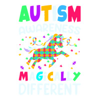 Autism Awareness T  Shirt Autism Awareness Magically Different T  Shir Bomber Jacket | Artistshot