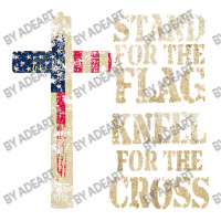 I Stand The Flag Kneel The Cross Us Bomber Jacket | Artistshot