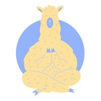 Llama Meditating T  Shirt Llama Meditating A Llama In A Yoga Pose Yoga Bomber Jacket | Artistshot