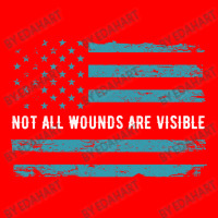 Ptsd Awareness Not All Wounds Are Visible Usa Flag In Tale Colors Bomber Jacket | Artistshot