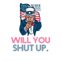 Will You Shut Up Man Biden Debate Quote Tshirt Al Right Bomber Jacket | Artistshot