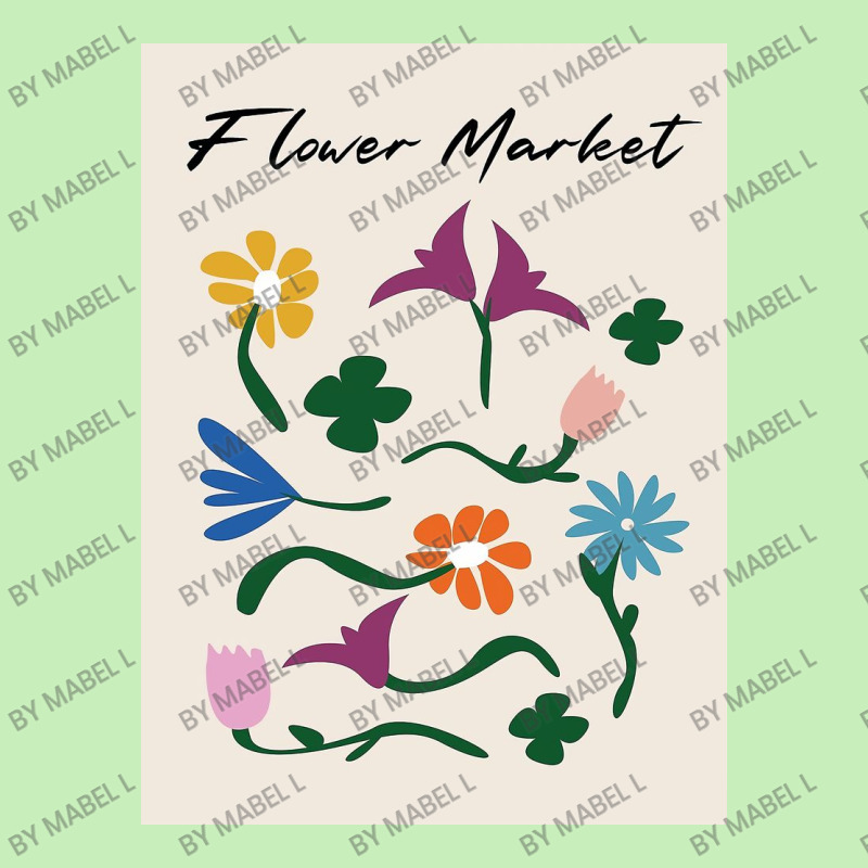 Flower Market Urban Heavy T-shirt by Mabel L | Artistshot