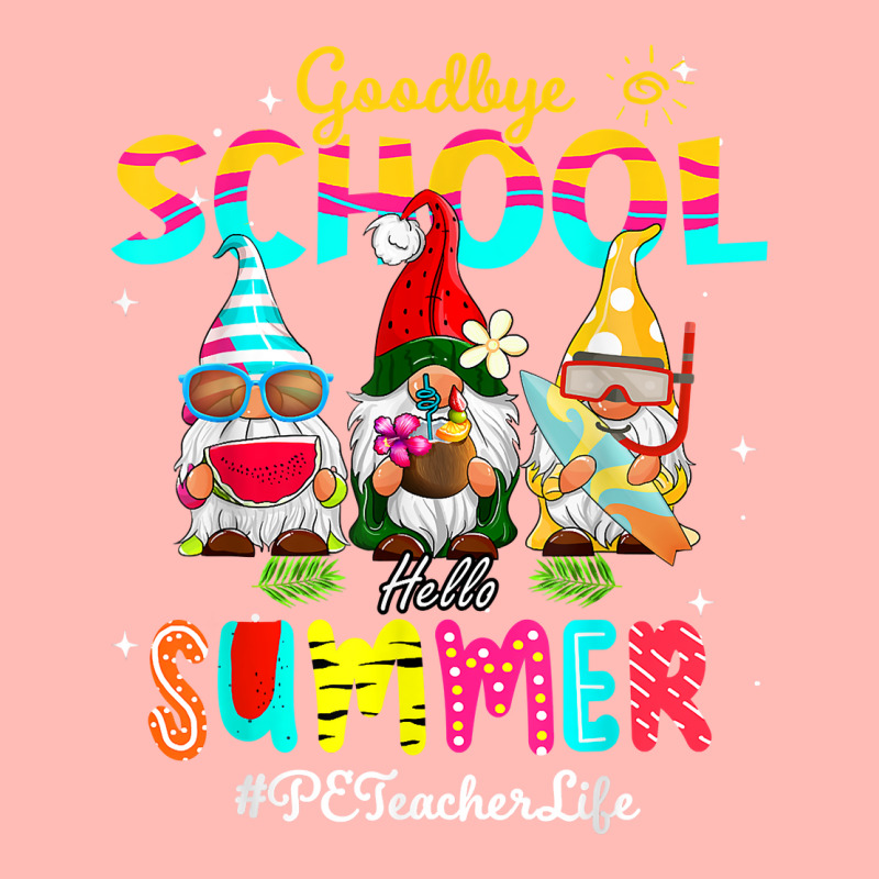 Pe Teacher Gnome Goodbye School Hello Summer Urban Pullover Hoodie | Artistshot