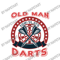 Old Man And Darts Father's Day Dart Player Bomber Jacket | Artistshot