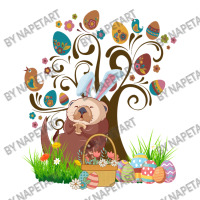 Otter Easter Day Funny Otter Bunny Ears And Eggs Bomber Jacket | Artistshot