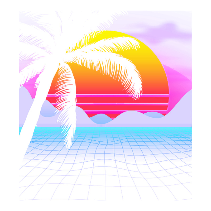 Synthwave T  Shirt Classic Palm Tree Sunset Synthwave T  Shirt Bomber Jacket by victorycanola | Artistshot