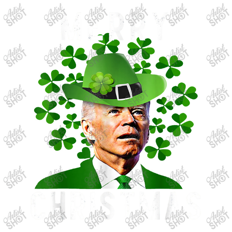 Funny Joe Biden Merry Christmas Confused St Patricks Day Bomber Jacket | Artistshot