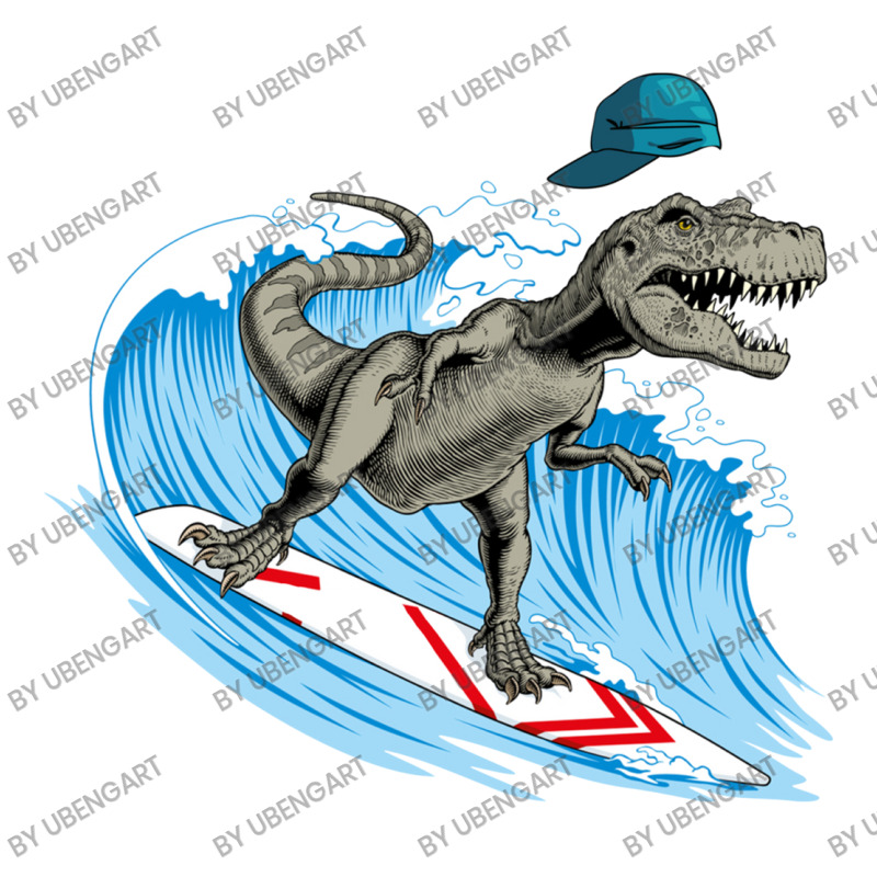 Dinosaur Surfing Dinosaur Lovers Bomber Jacket | Artistshot