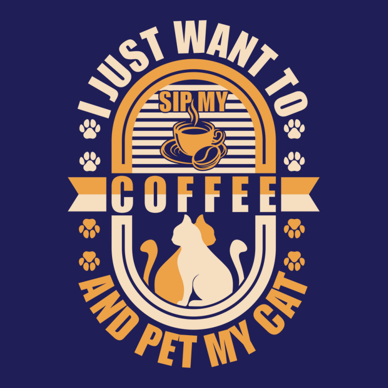 Sip My Coffee And Pet My Cat Beanie | Artistshot