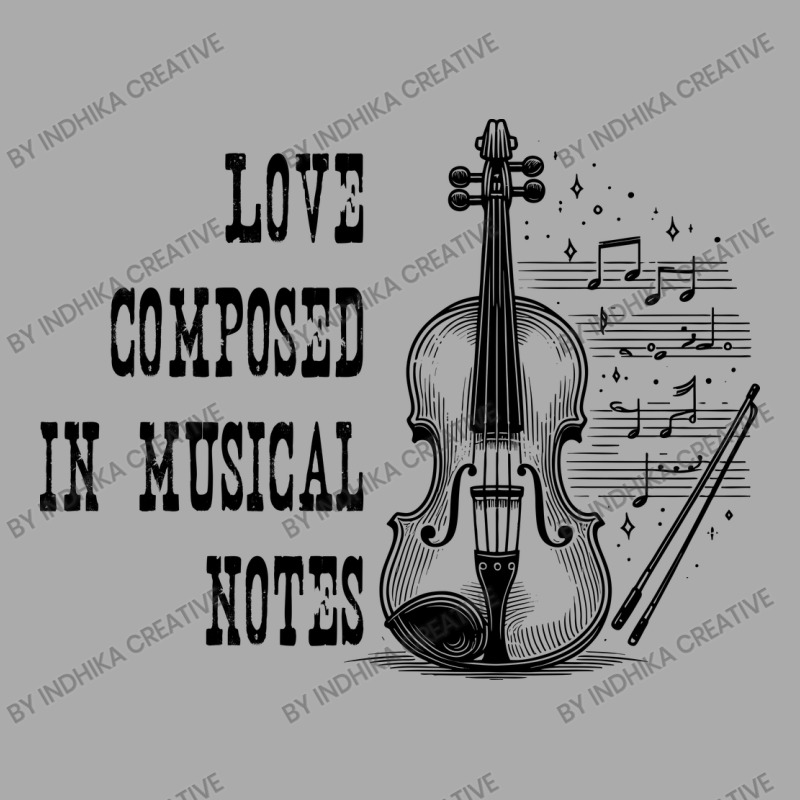 Love Composed In Musical Notes T-shirt | Artistshot