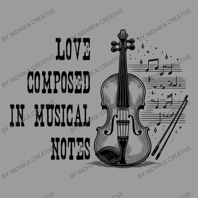 Love Composed In Musical Notes Classic T-shirt | Artistshot