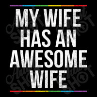 My Wife Has An Awesome Wife Lesbian Wedding Lgbt Urban Sweatpant | Artistshot