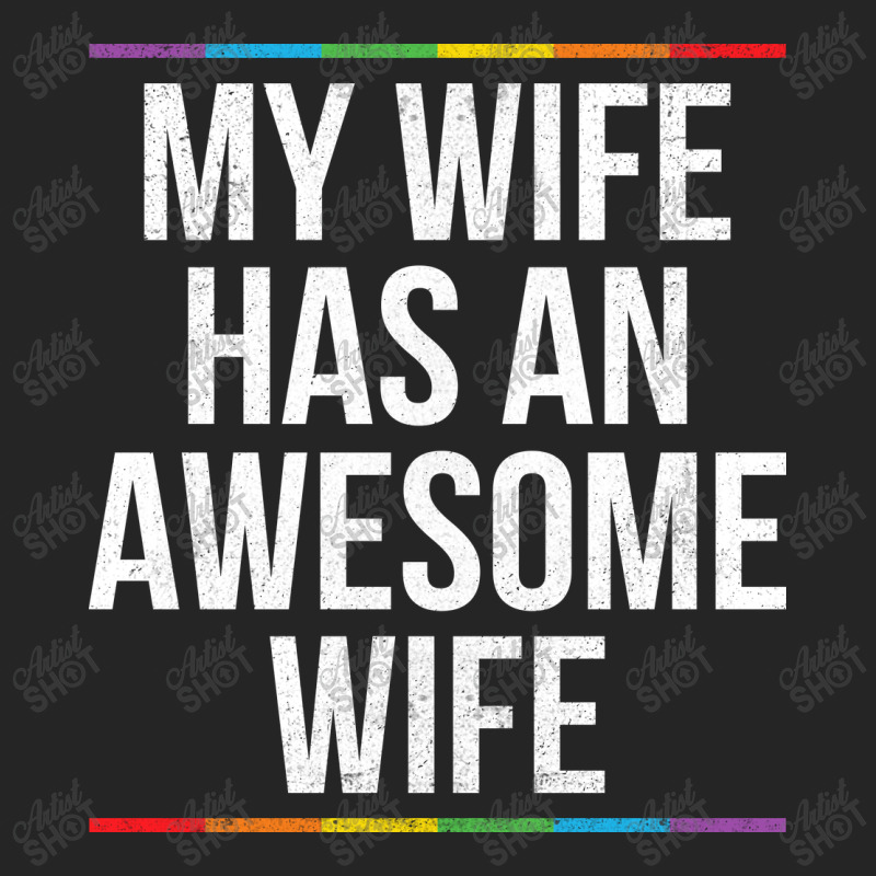 My Wife Has An Awesome Wife Lesbian Wedding Lgbt Unisex Hoodie by TMSTOREART | Artistshot