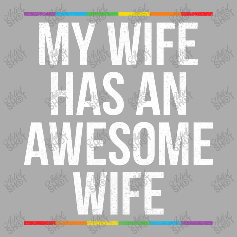 My Wife Has An Awesome Wife Lesbian Wedding Lgbt Men's T-shirt Pajama Set by TMSTOREART | Artistshot