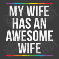 My Wife Has An Awesome Wife Lesbian Wedding Lgbt Men's Polo Shirt | Artistshot