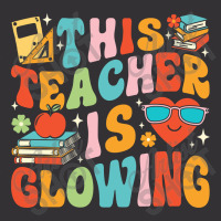 This Teacher Is Glowing Hello Summer Vintage Hoodie | Artistshot