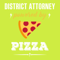 District Attorney Powered By Pizza Funny Gift Adjustable Baseball Cap | Artistshot