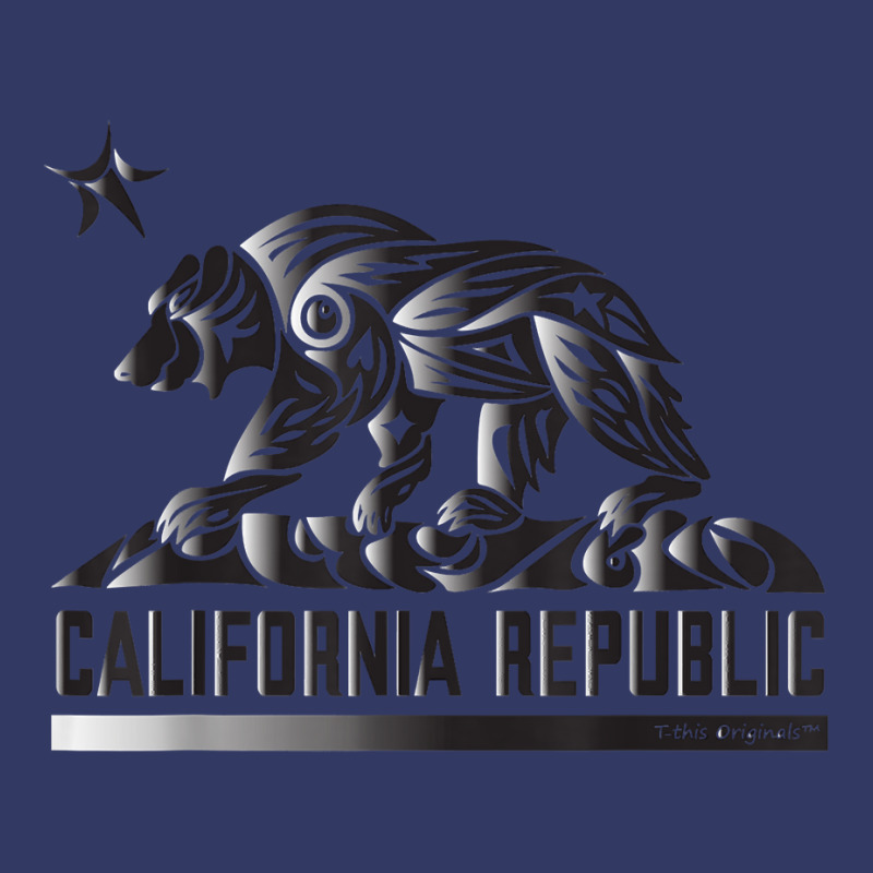 California Republic Flag Tribal Grizzly Bear   Robo Print T Shirt Adjustable Baseball Cap by shoaibmolleda | Artistshot