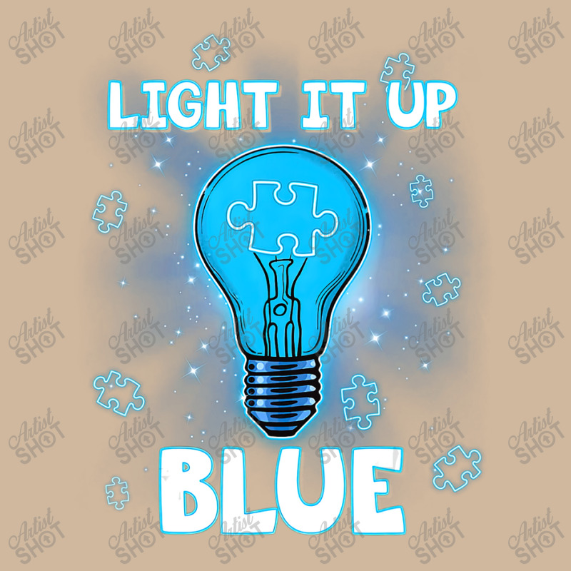 Light It Up Blue Autism I Wear Blue For Awareness Adjustable Baseball Cap by LeiThompson | Artistshot