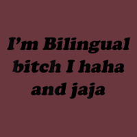 I'm Bilingual B.itch I Haha And Jaja T Shirt Adjustable Baseball Cap | Artistshot