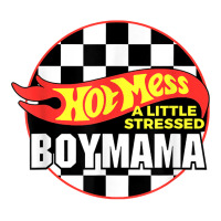 Gift For Boy Mama Hot Mess A Little Stressed Boy Mama T Shirt Pickleball Paddle | Artistshot