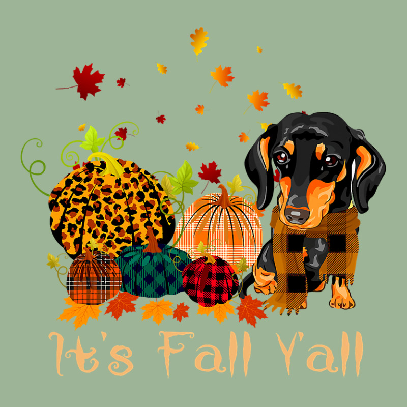 Dachshund Doxie Its Fall Yall Dachshund Pumpkin Dog Thanksgiving Costu Urban Heavy T-shirt | Artistshot