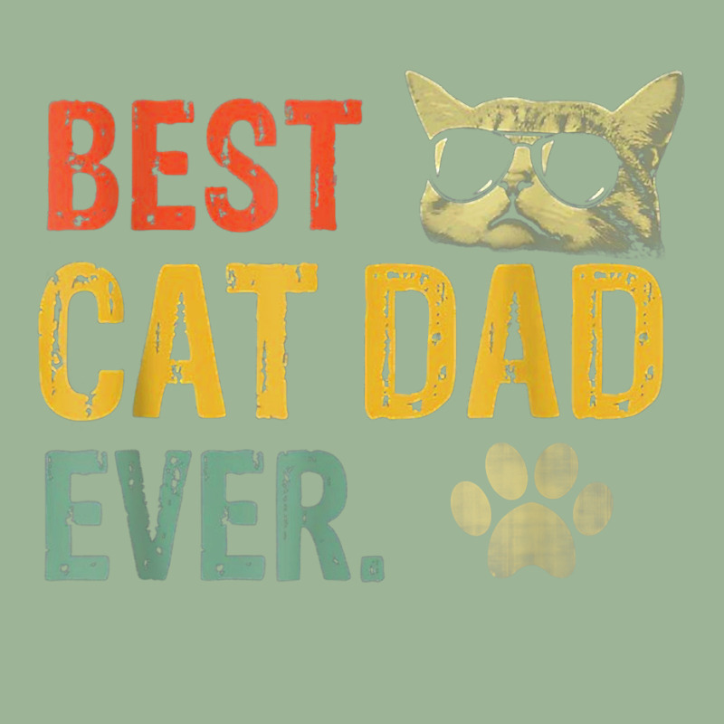 Vintage Best Cat Dad Ever T Shirt Cat Daddy Gift T Shirt Urban Heavy T-shirt | Artistshot