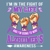 Alzheimers Awareness In The Fight T  Shirt Alzheimer's Awareness In Th Urban Heavy T-shirt | Artistshot