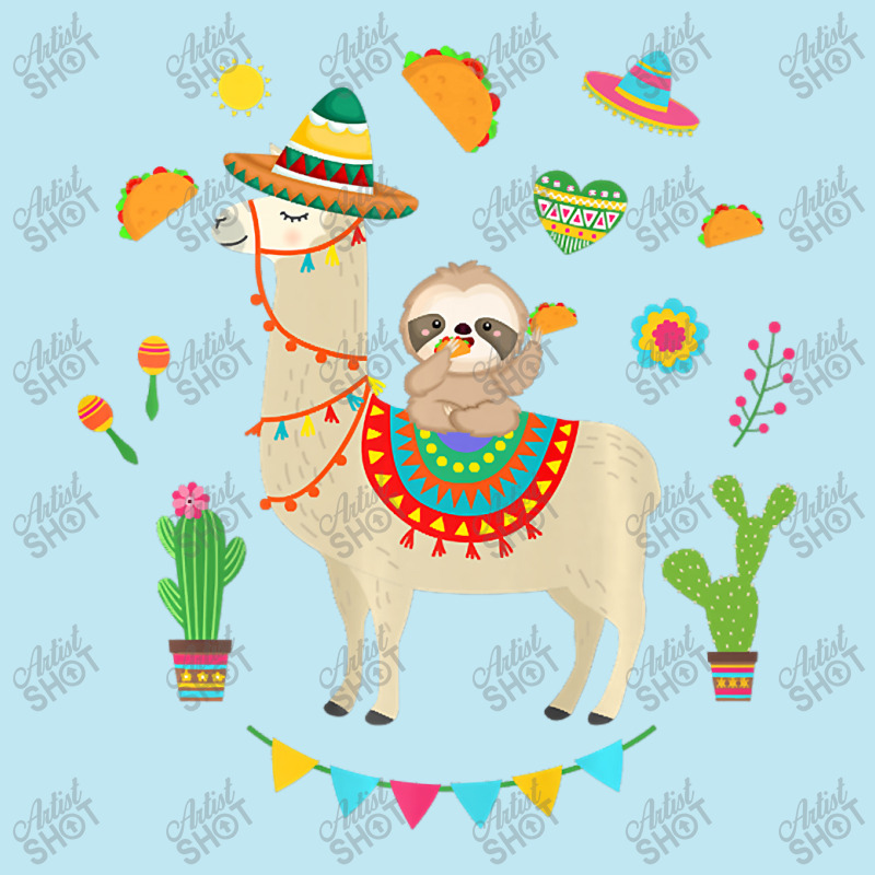 Sloth Riding Llama Mexican Fiessta Costume Taco Gift Premium T Shirt Urban Heavy T-shirt | Artistshot