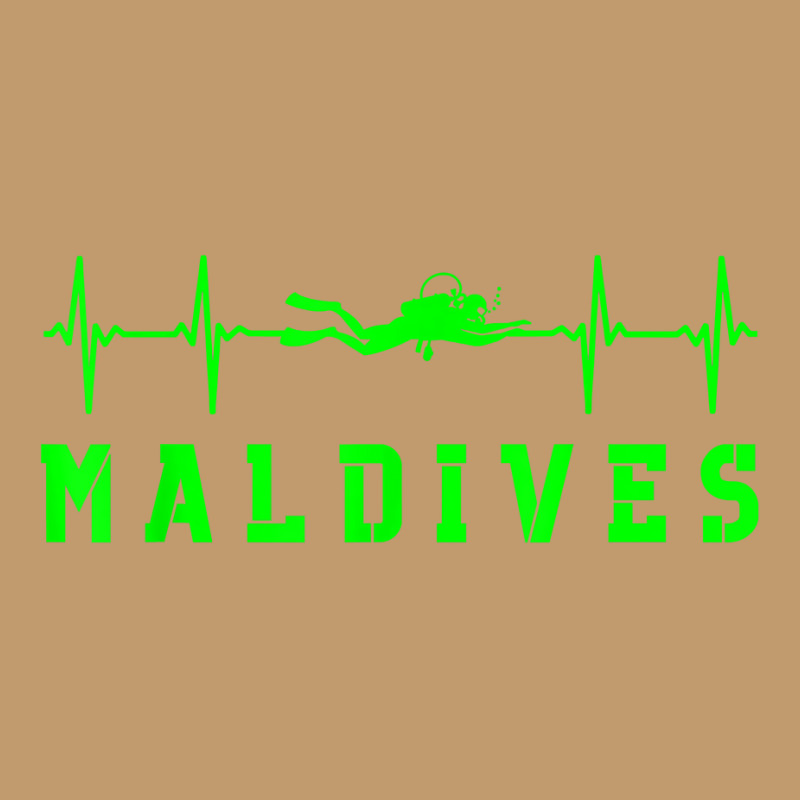 Maldives Scuba Diving Maldives Souvenir Heartbeat Diving T Shirt Urban Heavy T-shirt | Artistshot